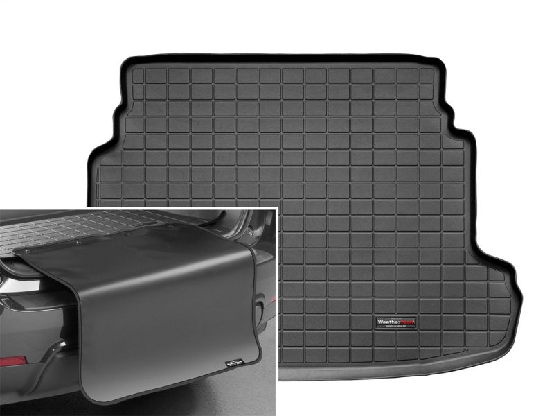 WeatherTech 10-13 Kia Forte Koup Cargo Liner w/Bumper Protector - Black