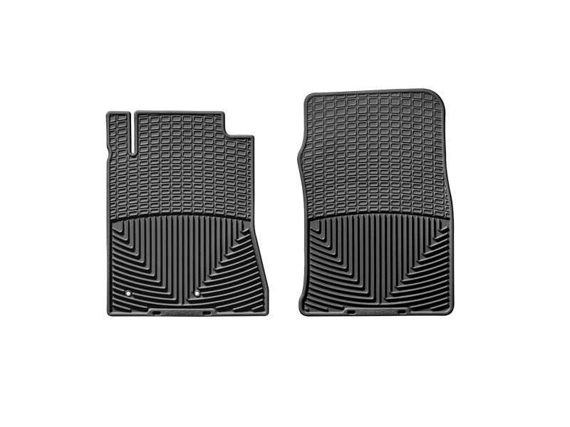 WeatherTech 10+ Ford Mustang Front Rubber Mats - Black