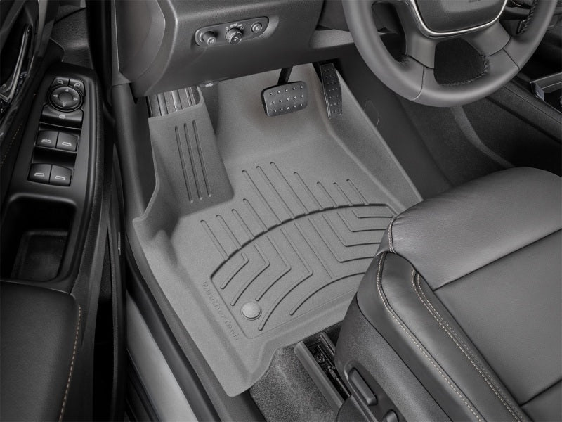 WeatherTech 2018+ Chevrolet Traverse (w/Bench 2nd Row) Front FloorLiner HP - Grey
