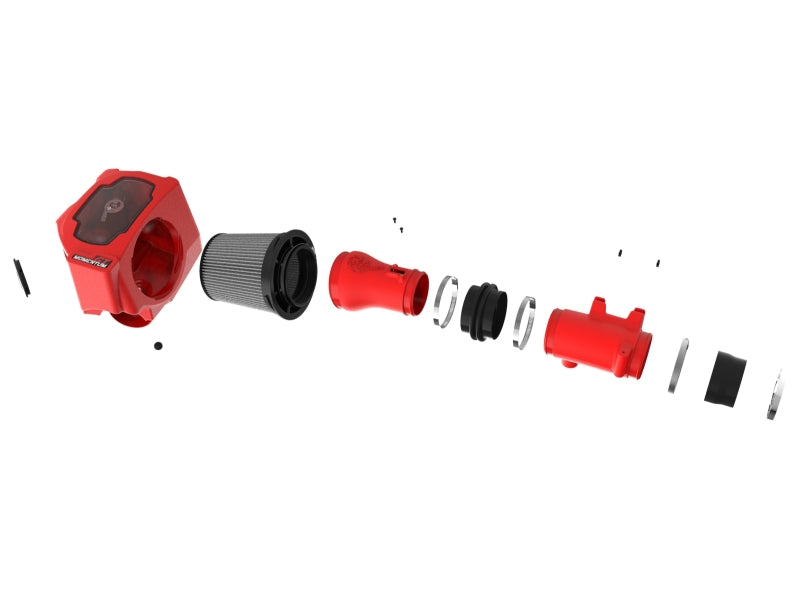 aFe 2025 RAM 1500 L6-3.0L (tt) Momentum GT Red Edition Cold Air Intake w/ Pro Dry S Filter (MOQ 12)