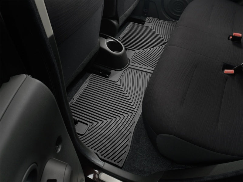 WeatherTech 08+ Nissan Cube Rear Rubber Mats - Black