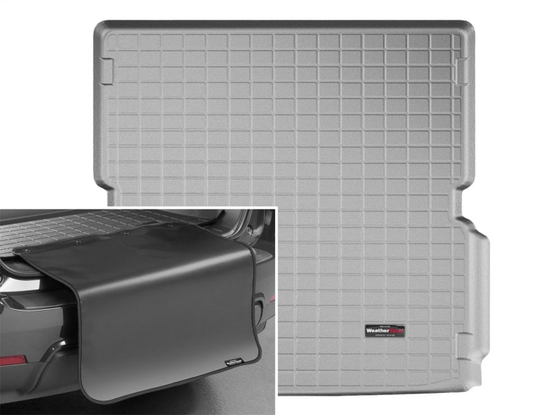 WeatherTech 14-16 Acura MDX Cargo With Bumper Protector - Grey