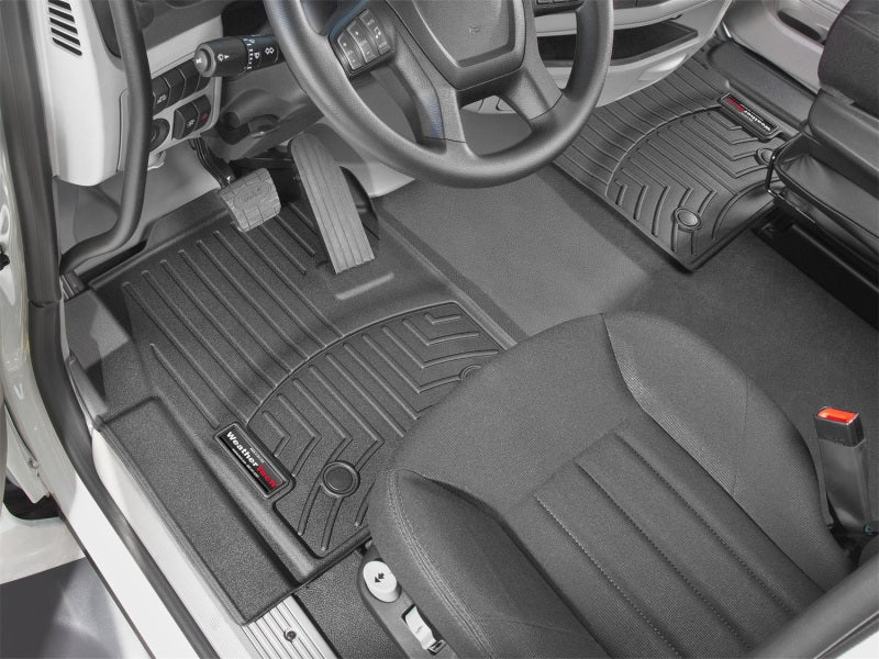 WeatherTech 13-24 Kenworth T680 Front FloorLiner for Vinyl Floors - Black