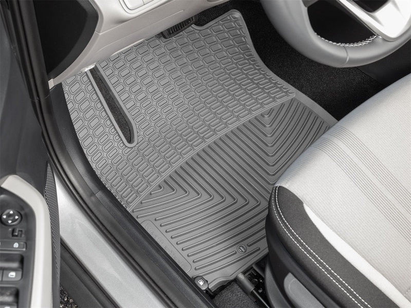 WeatherTech 16-22 BMW X1 28i 1st Row Front All-Weather Floor Mats - Grey