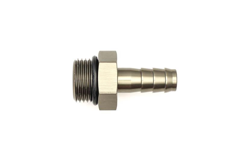 DeatschWerks 8AN ORB Male To 3/8in. Male Triple Barb Fitting (Incl. O-Ring)