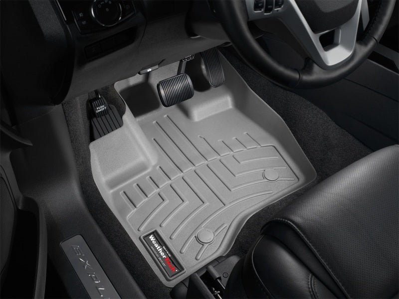 WeatherTech 11+ Ford Explorer Front FloorLiner - Grey