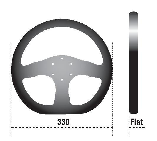 Sparco Steering Wheel L360 Ring Suede Black