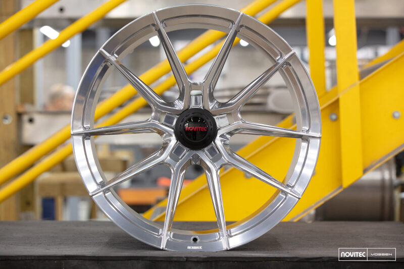 Vossen x Novitec NF10 23x12 - 5x114.3 BP - ET31 - Brushed Gloss Clear Ferrari Purosangue Rear Wheel
