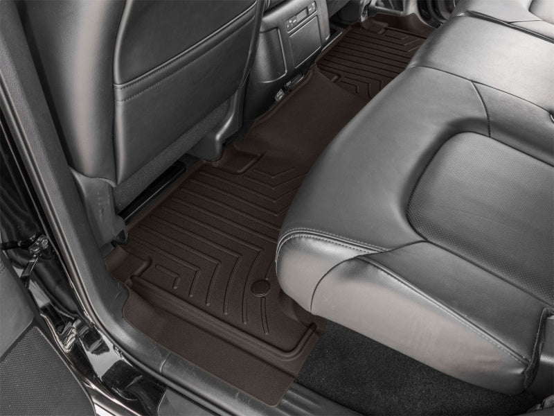 WeatherTech 19-24 Infiniti QX80 2nd Row Rear FloorLiner HP - Cocoa