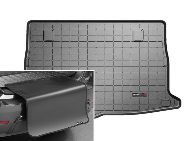 WeatherTech 12+ Hyundai Veloster Cargo Liner w/ Bumper Protector - Black