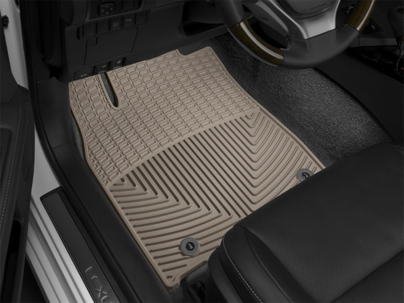 WeatherTech 13+ Lexus ES Front Rubber Mats - Tan