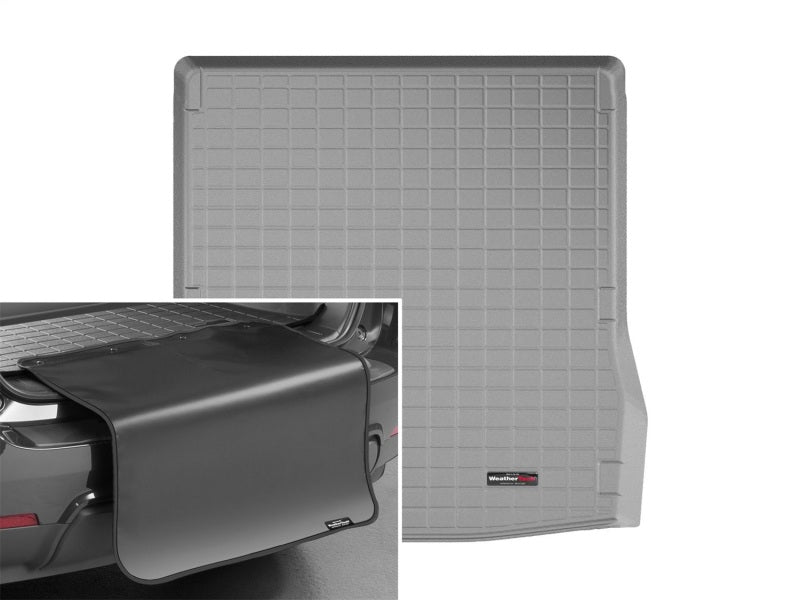 WeatherTech 17-23 Bentley Bentayga Cargo w/ Bumper Protector - Grey (Five Passenger Models Only)