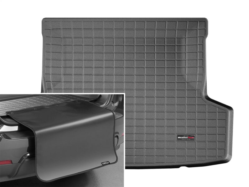 WeatherTech 2017+ Subaru Impreza Sedan Cargo Liner w/ Bumper Protector - Black