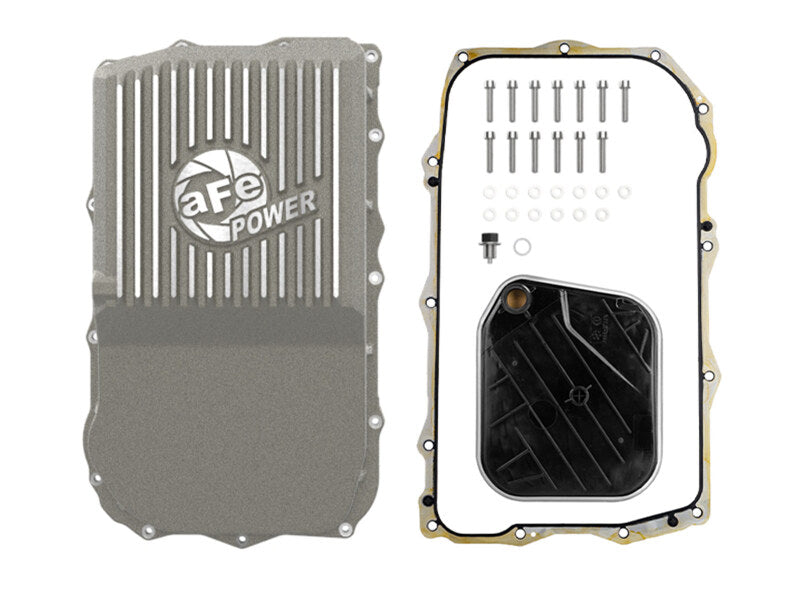 aFe POWER 18-25 Jeep Wrangler (JL) 850RE/8HP70/8HP75 Transmission Pan - Raw w/ Machined Fins