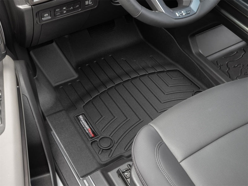 WeatherTech 2022 GMC Hummer EV Pickup (Vinyl Floors) Front FloorLiner - Black