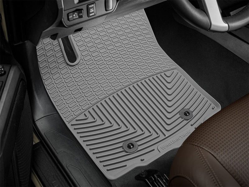 WeatherTech 2018+ Toyota Tacoma Front Rubber Mats - Grey