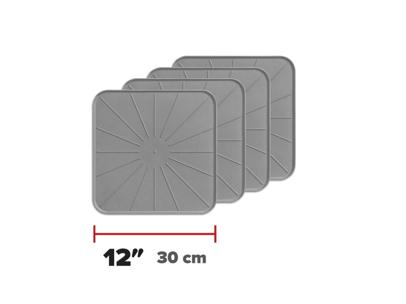 WeatherTech Home Surface Protectors 12in. Square - Grey (4pc Set)