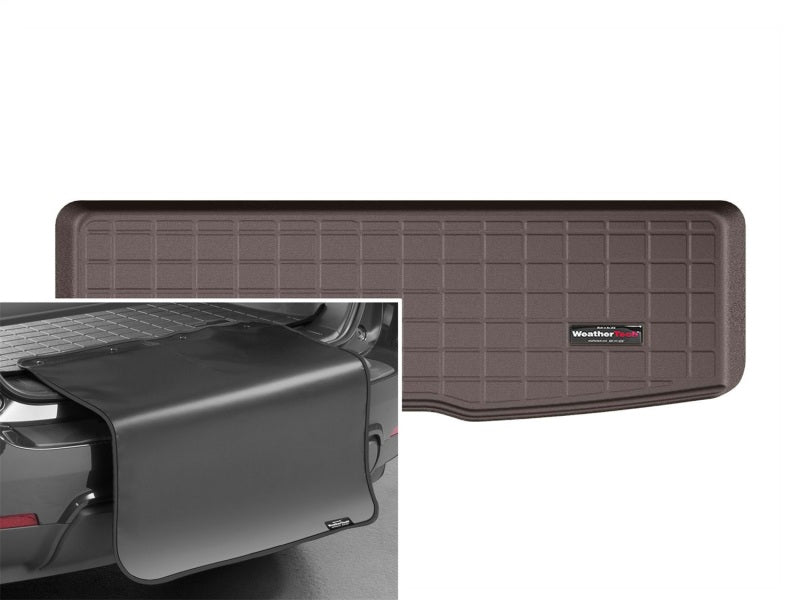 WeatherTech 2020+ Mercedes-Benz GLE-Class Cargo With Bumper Protector - Cocoa