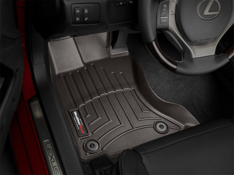 WeatherTech 2013+ Lexus GS Front FloorLiner - Cocoa
