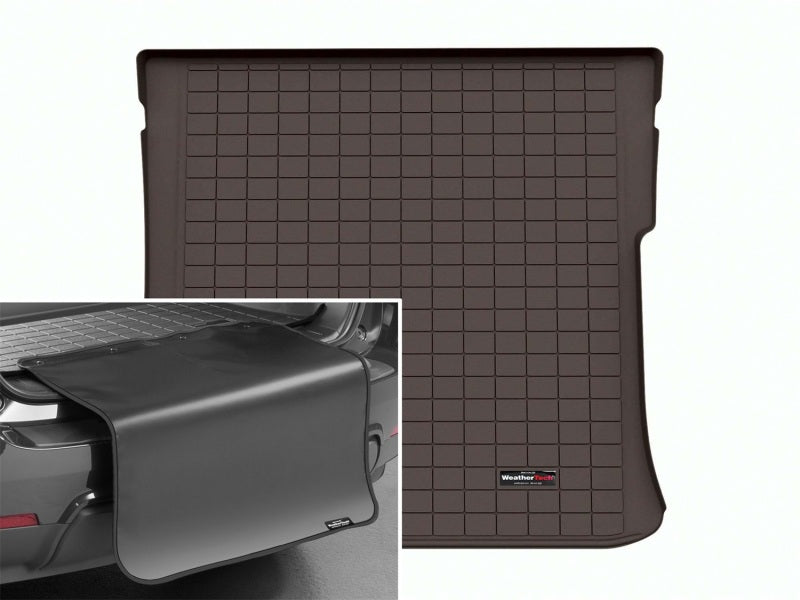 WeatherTech 2023 Mercedes-Benz EQS SUV X296 5-Passenger Cargo Liner w/Bumper Protector - Cocoa
