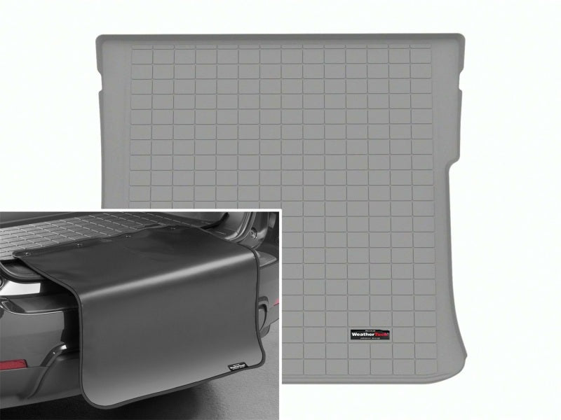 WeatherTech 2023 Mercedes-Benz EQS SUV X296 5-Passenger Cargo Liner w/Bumper Protector - Grey
