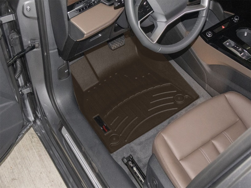 WeatherTech 25-25 Audi A6 Sportback e-tron 1st Row Front FloorLiner - Cocoa