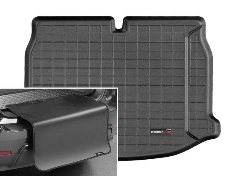 WeatherTech 12-18 Volkswagen Beetle Cargo Liner w/Bumper Protector - Black(Allows Veh w & w/o Trunk)