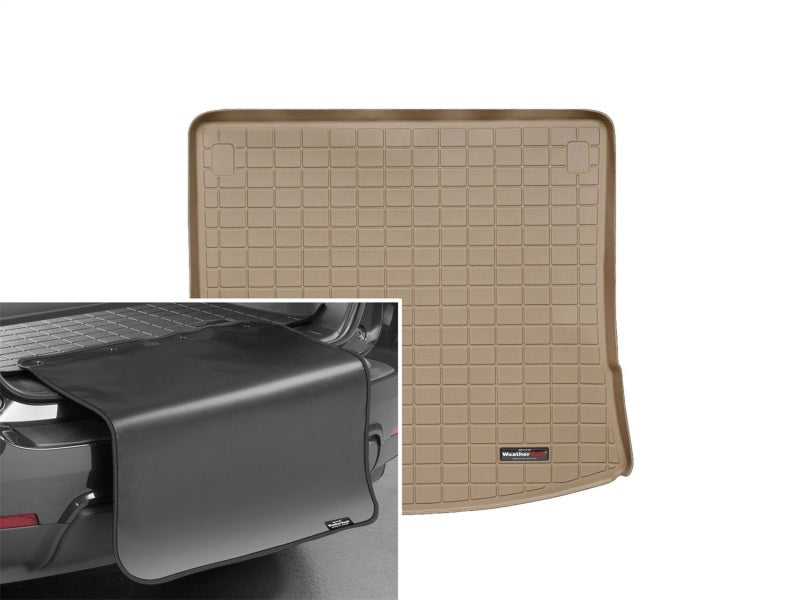 WeatherTech 08-15 Mazda Mazda5 Cargo Liners w/ Bumper Protector - Tan