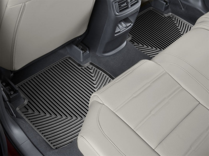 WeatherTech 2017+ Honda CRV Rear Rubber Mats - Black