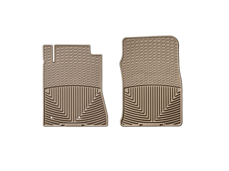 WeatherTech 10+ Ford Mustang Front Rubber Mats - Tan