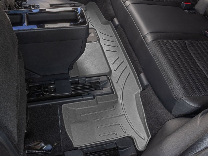 WeatherTech 22-24 Infiniti QX60 / 22-24 Nissan Pathfinder (Captain Chairs) Rear FloorLiner HP - Grey