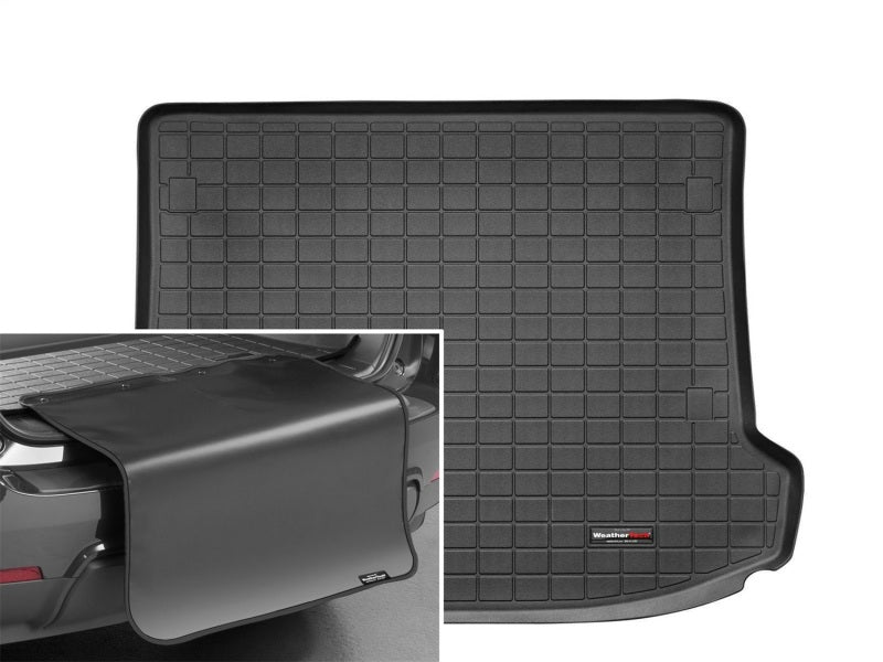 WeatherTech 10+ Cadillac SRX Cargo Liner w/ Bumper Protector - Black