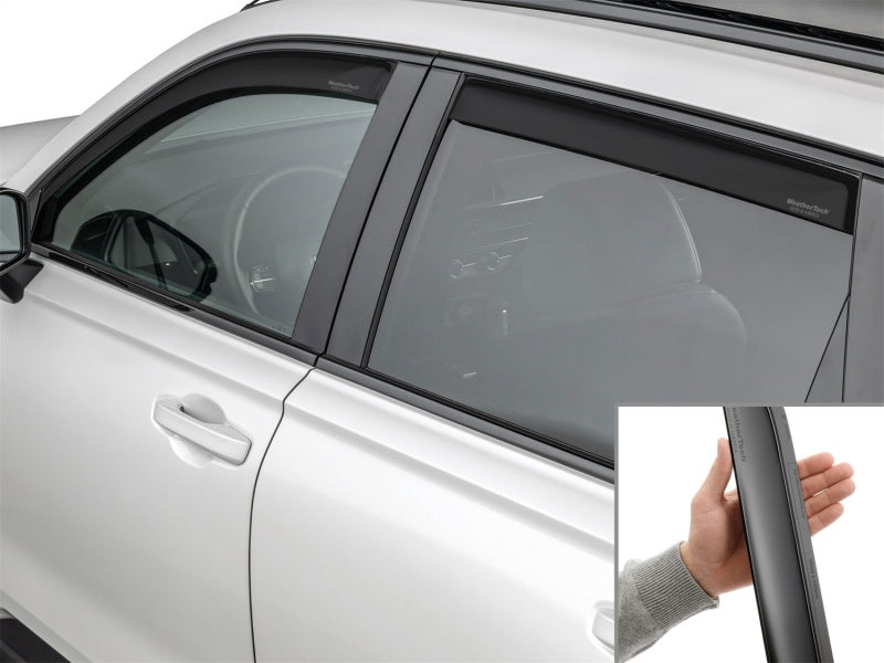 WeatherTech 23-26 Honda CR-V Front Rear Front & Rear Side Window Deflectors - Matte Blk