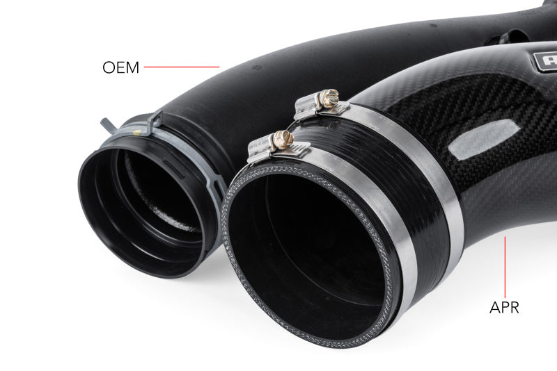 APR 17-20 Audi RS3/18-22 Audi TT RS Quattro (MK3) 2.5T TFSI Turbocharger Inlet Rear Carbon Tube