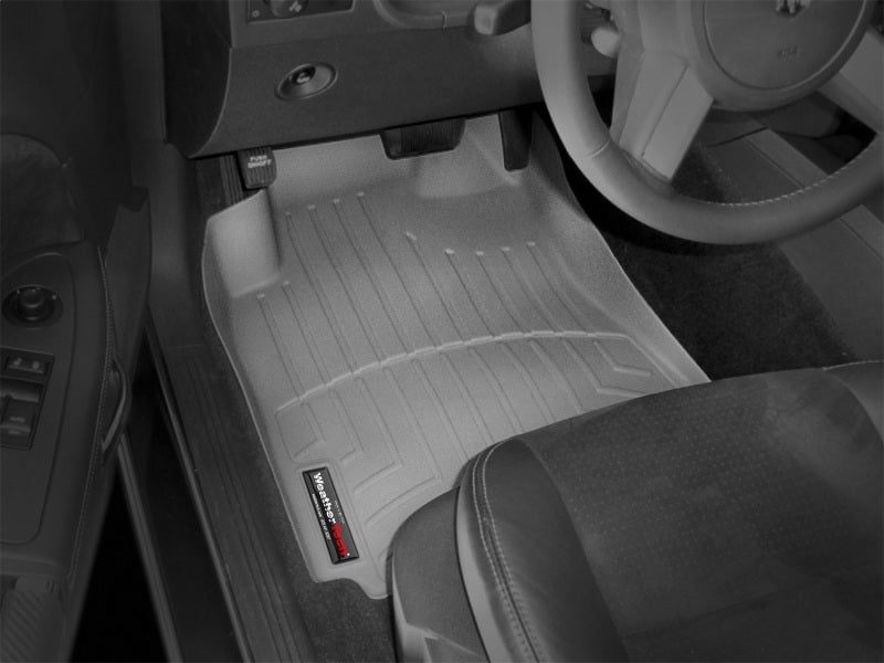 WeatherTech 08+ Dodge Challenger Front FloorLiner - Grey