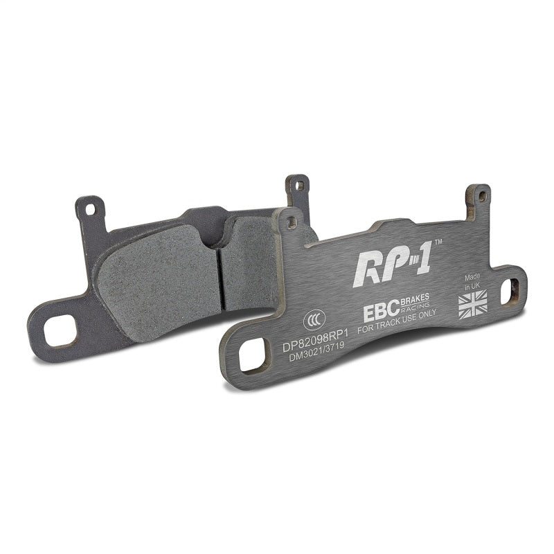 EBC Racing 12-15 Porsche 911 (991) Carrera 3.4L (Cast Iron Rotors Only) RP-1 Race Rear Brake Pads