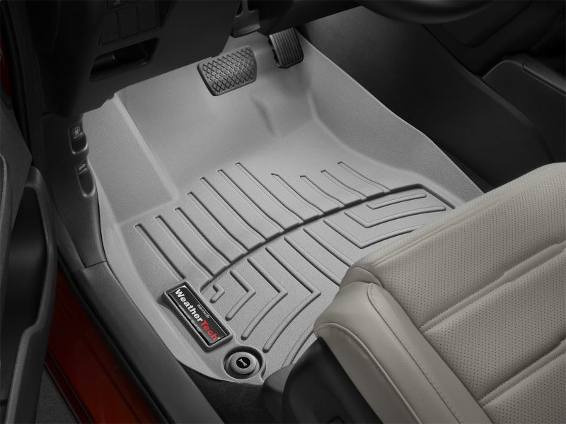 WeatherTech 2017+ Honda CR-V Front FloorLiner - Grey (Fits Both 2WD and AWD)