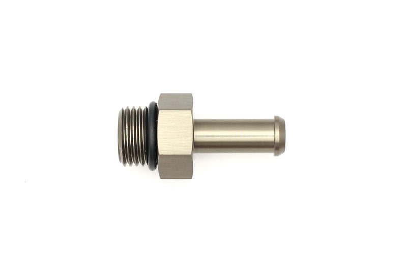 DeatschWerks 6AN ORB Male To 5/16in Barb Fitting (Single Barb - Incl O-Ring)