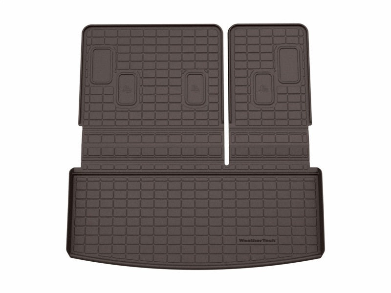 WeatherTech 21-26 Cadillac Escalade Behind 3rd Row Seating SeatBack Cargo Liners HP - Cocoa