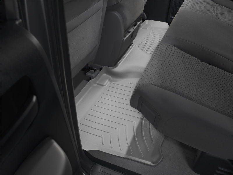WeatherTech 07+ Toyota Tundra Double Cab Rear FloorLiner - Grey