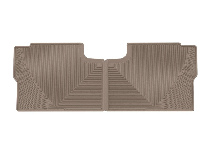 WeatherTech 2021+ Ford F-150 SuperCrew/Raptor Rear Rubber Mats - Tan