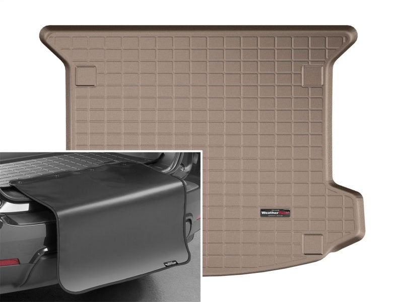 WeatherTech 2017+ Cadillac XT5 Cargo W/ Bumper Protector - Tan