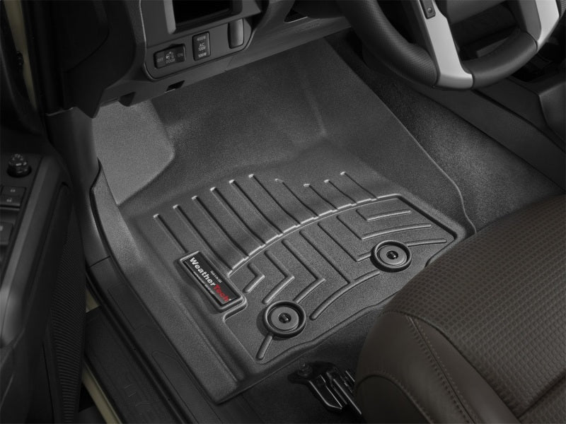 WeatherTech 2018-23 Toyota Tacoma Front FloorLiner - Black (Fits Access/Double Cab)
