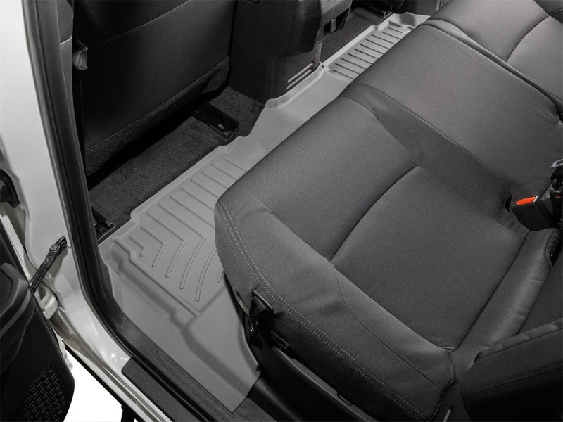 WeatherTech 2024 Toyota Tacoma DC Auto Rear FloorLiner HP - Grey