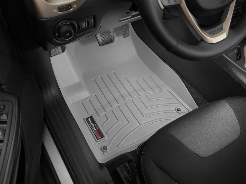 WeatherTech 14+ Jeep Cherokee Front FloorLiner - Grey