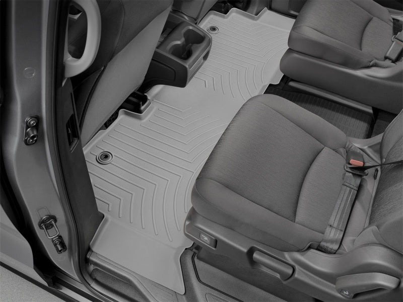 WeatherTech 2018+ Honda Odyssey Rear FloorLiner - Grey (Fits 7/8 Passenger Models)
