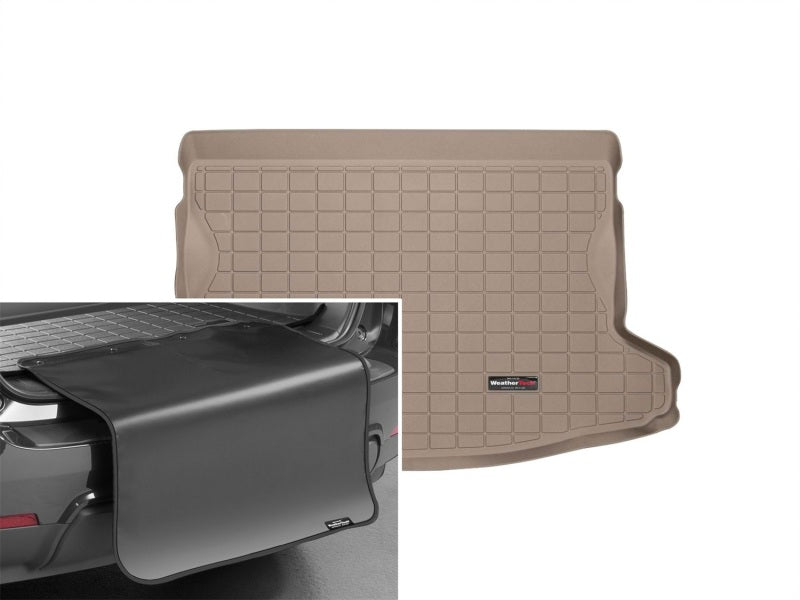 WeatherTech 2016+ Subaru CrossTrek Cargo With Bumper Protector - Tan