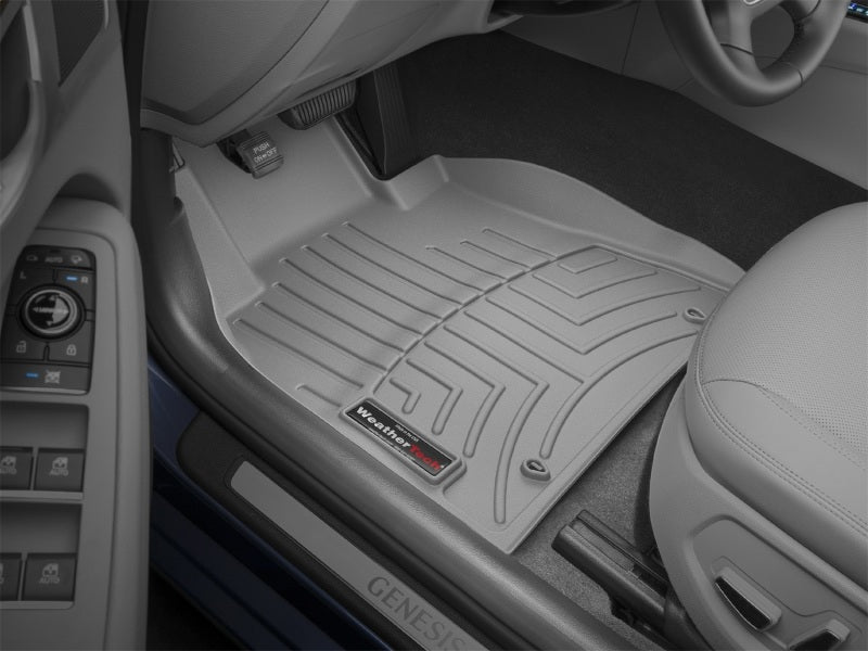 WeatherTech 2015+ Hyundai Genesis Sedan (AWD Only) Front FloorLiner - Grey