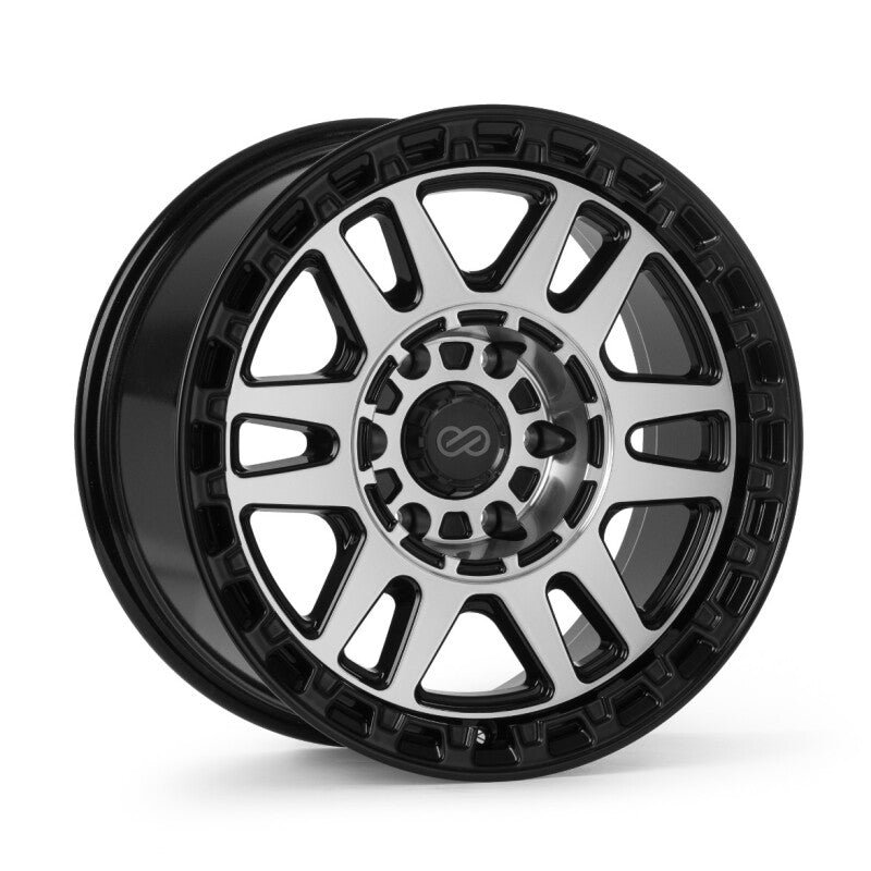 Enkei Trail-Tracker 18x9 / 6x139.7 BP / ET0 / 106.1mm Bore - Matte Black Machined Wheel