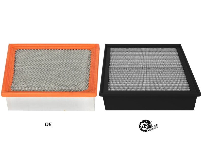 aFe Magnum FLOW OE Replacement Air Filter w/ Pro DRY S GM Diesel Trucks 17-19 V8-6.6L (td) L5P